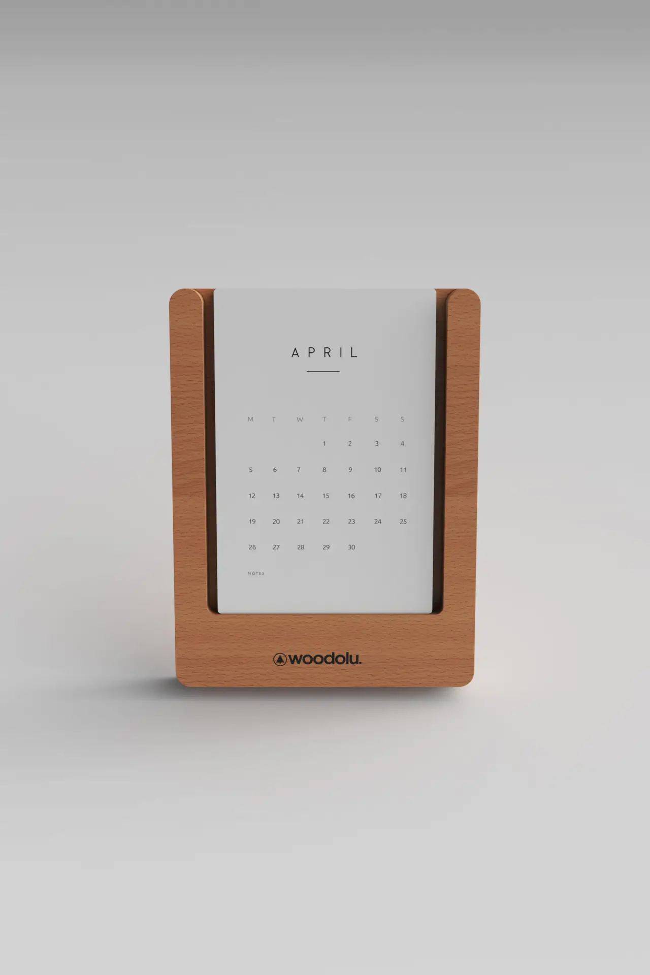 CW-06 Ahşap Masa Takvimi - Görsel 2 | Woodolu