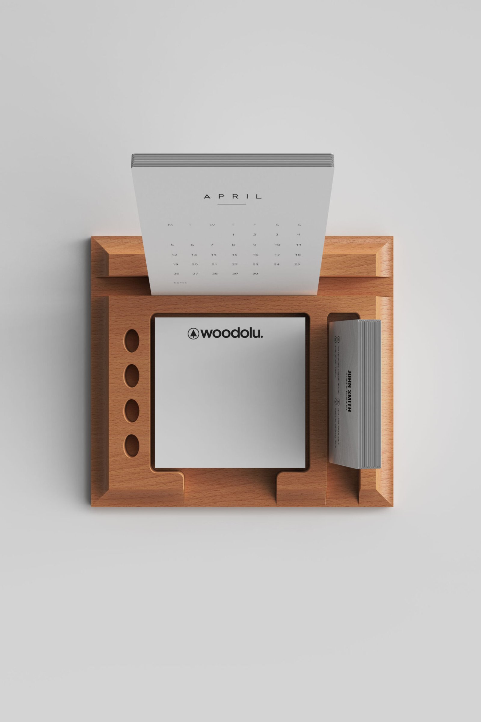 CW-20 Ahşap Masa Takvimi - Görsel 4 | Woodolu