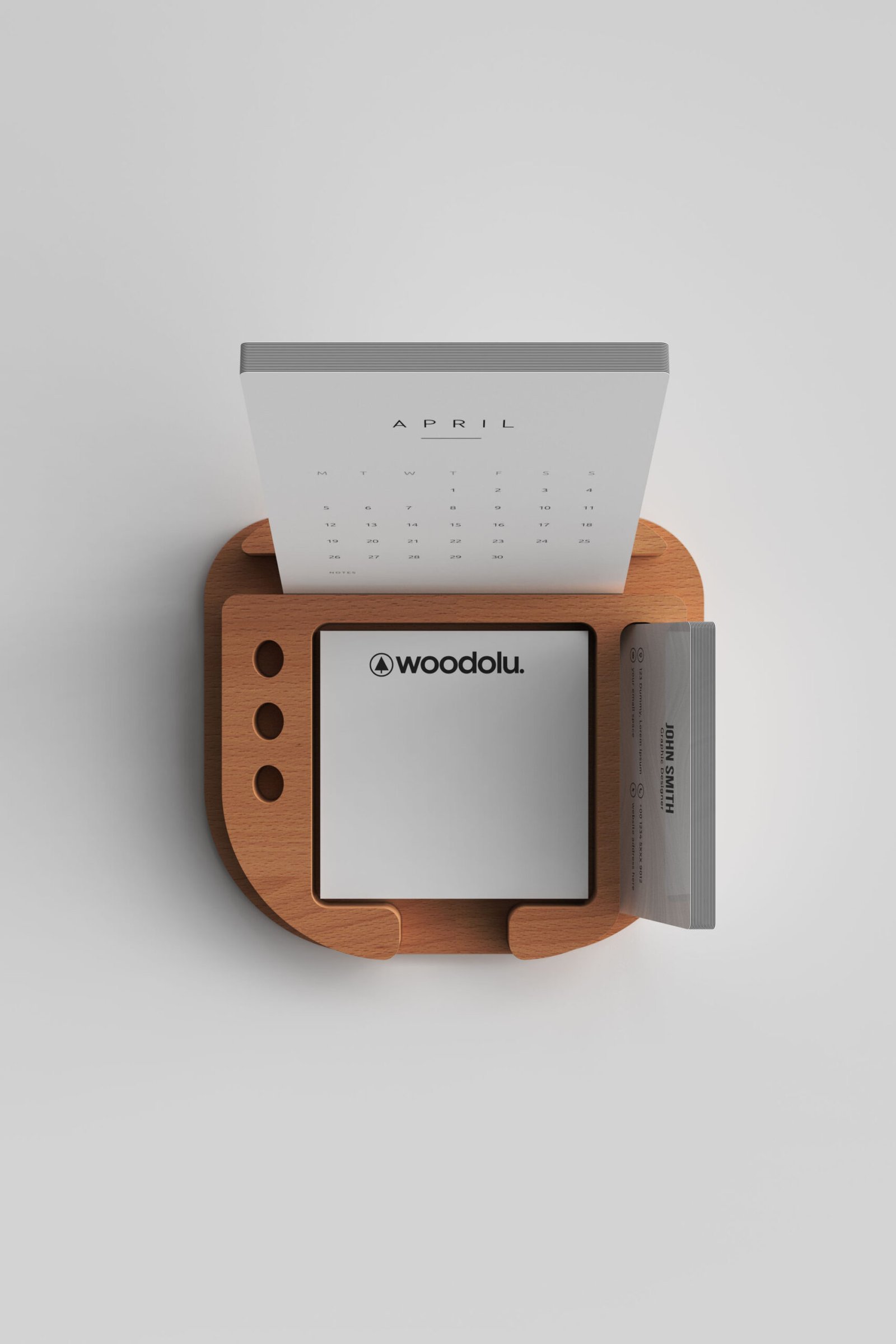 CW-22 Ahşap Masa Takvimi - Görsel 4 | Woodolu