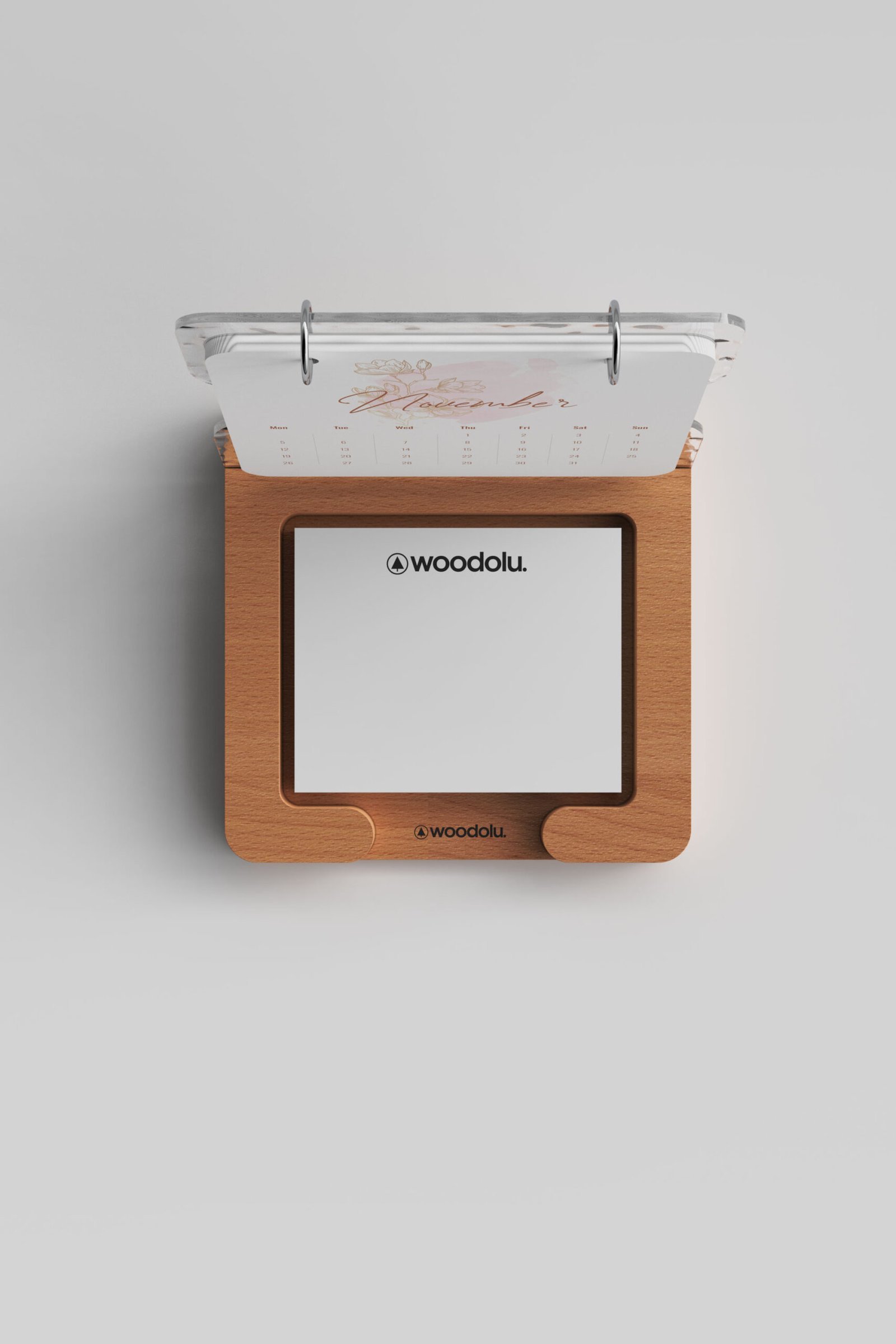 CW-40 Ahşap Masa Takvimi - Görsel 4 | Woodolu
