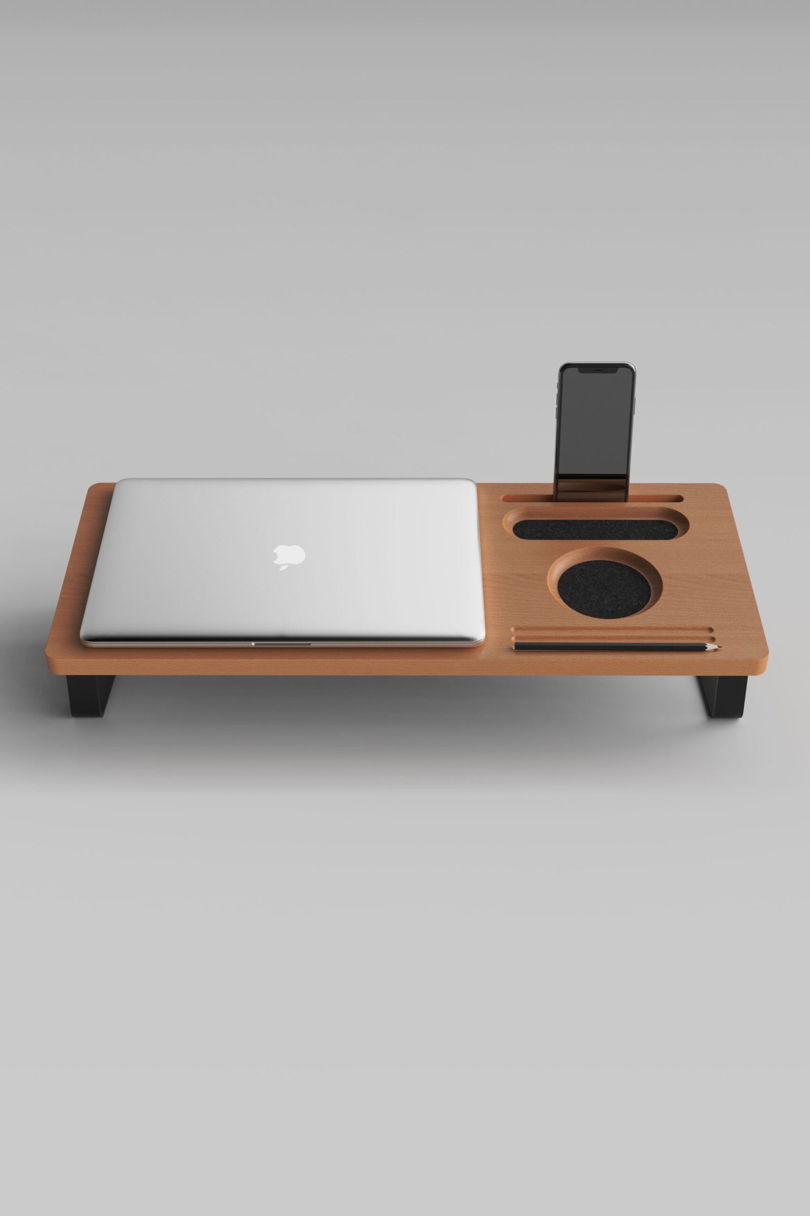 ST-01 Ahşap Notebook Stand - Görsel 2 | Woodolu