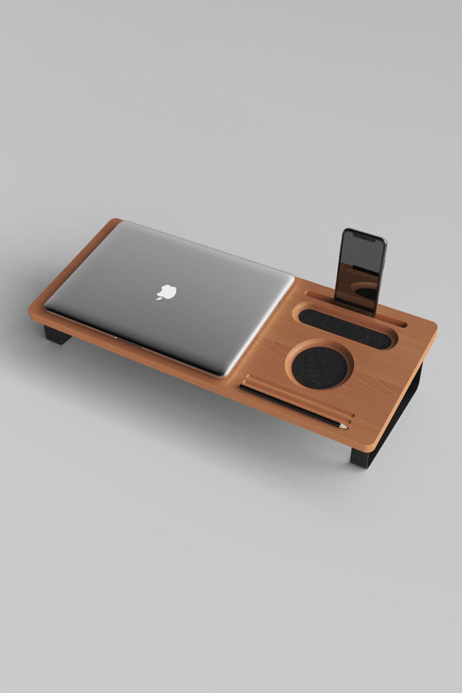 ST-01 Ahşap Notebook Stand - Görsel 3 | Woodolu