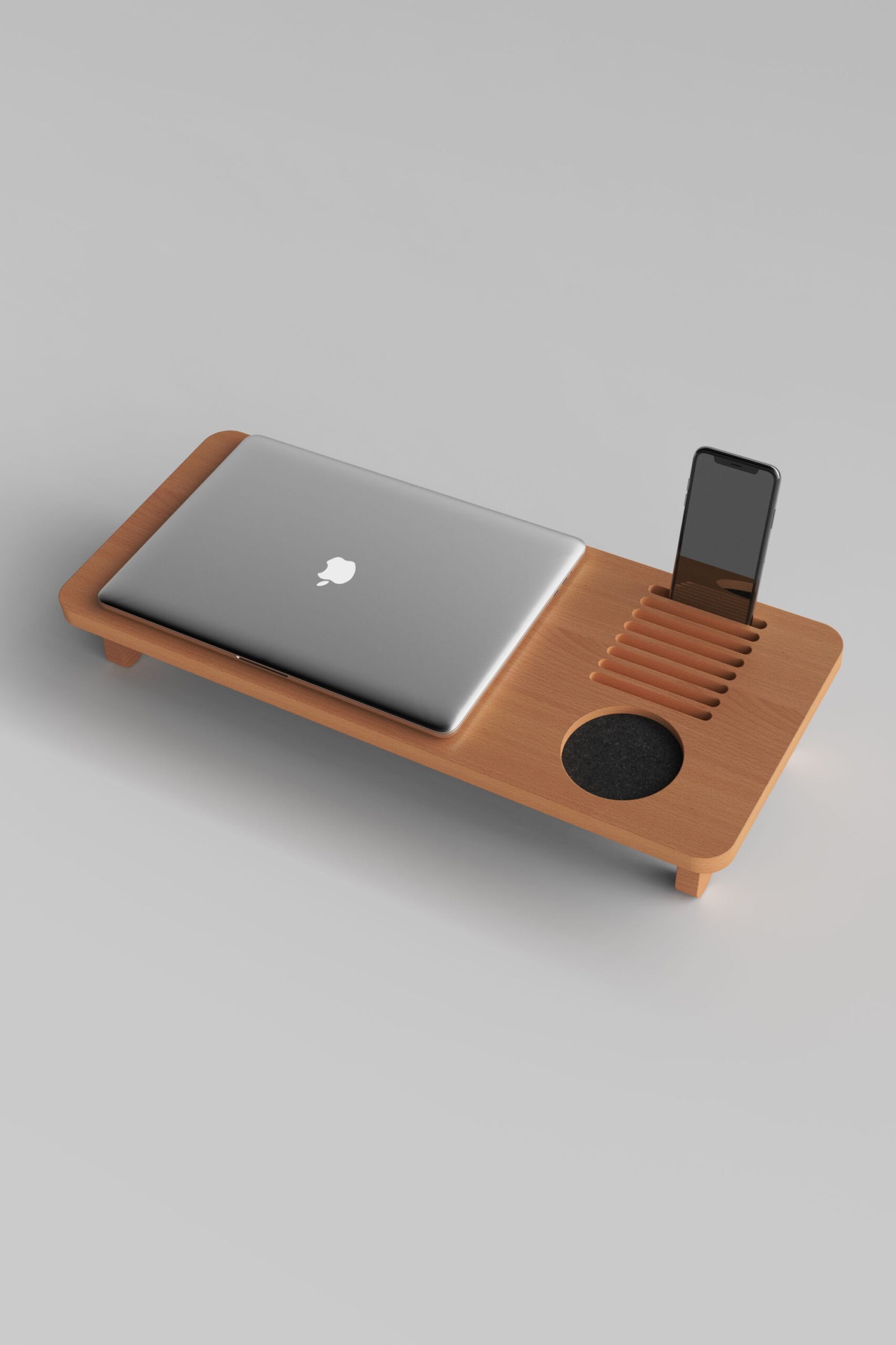 ST-03 Ahşap Notebook Stand - Görsel 3 | Woodolu