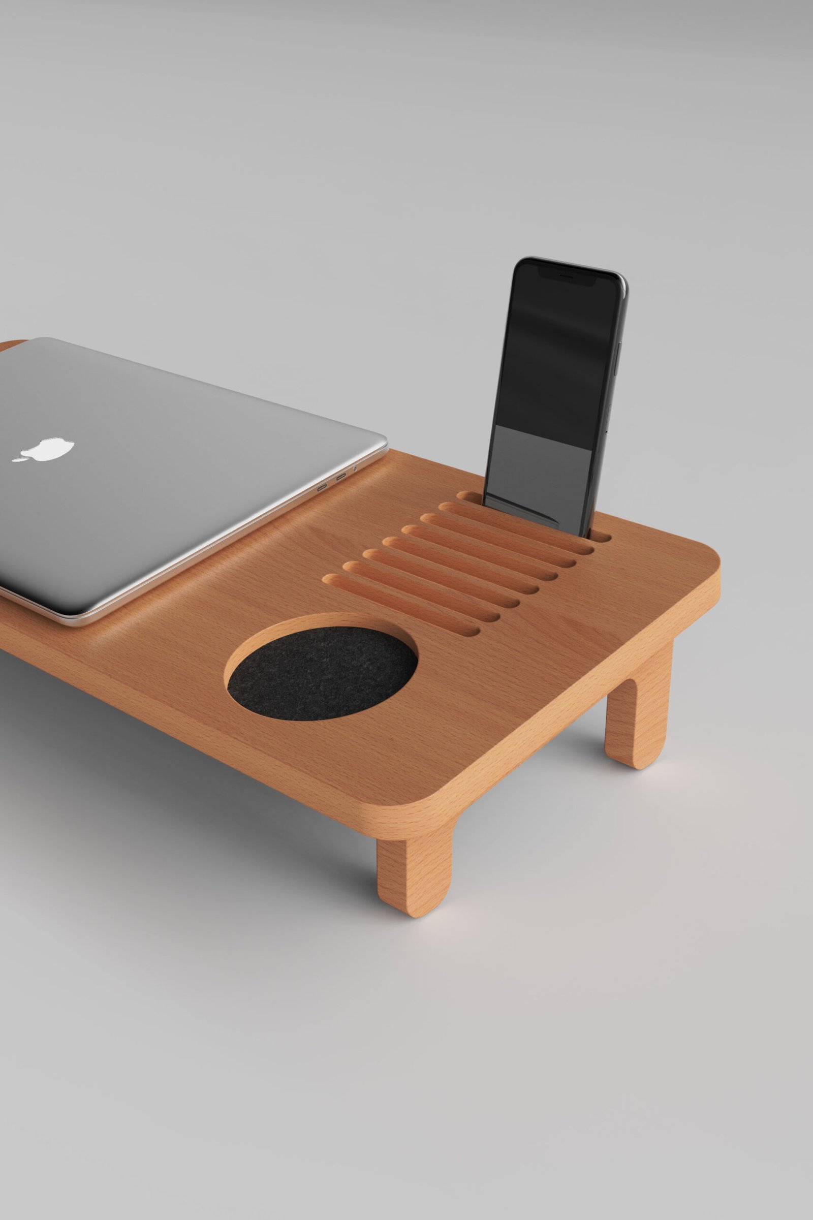ST-03 Ahşap Notebook Stand - Görsel 5 | Woodolu