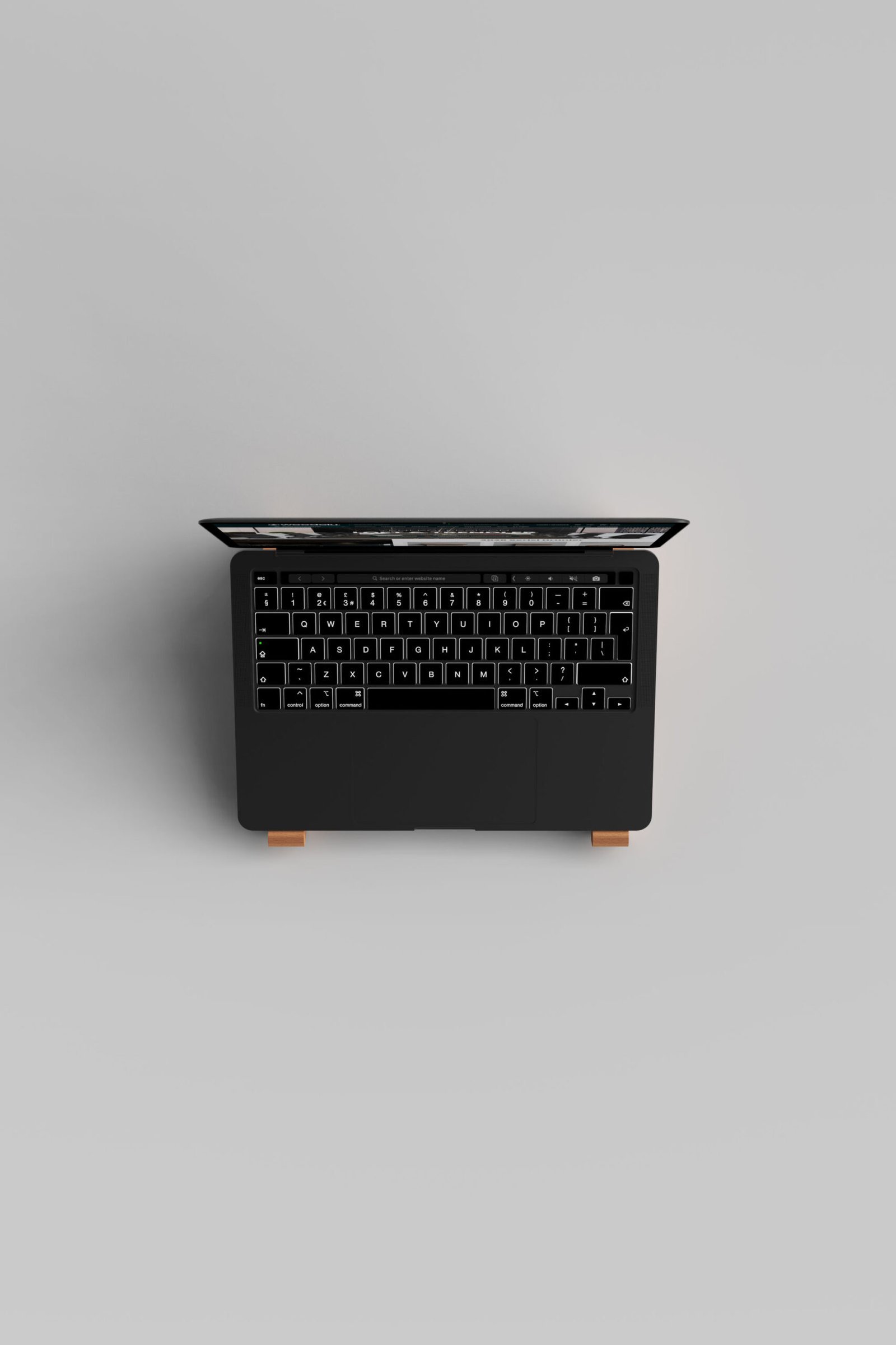 ST-06 Ahşap Notebook Stand - Görsel 4 | Woodolu